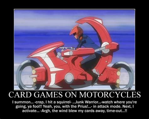 card games on motorcycles